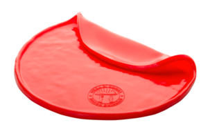Silikonová pizza pro tréning pizza akrobacie červená